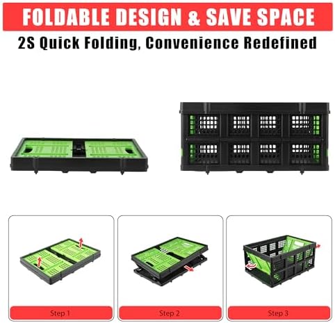 GlowSol Large Collapsible Storage Baskets, 15.7×22×10 Inches Extra-Thick - Image 3
