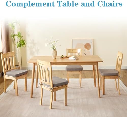 IASEAHK Chair Cushions for Dining Chairs Set of 4, Non Slip Kitchen Chair Pads - Image 6