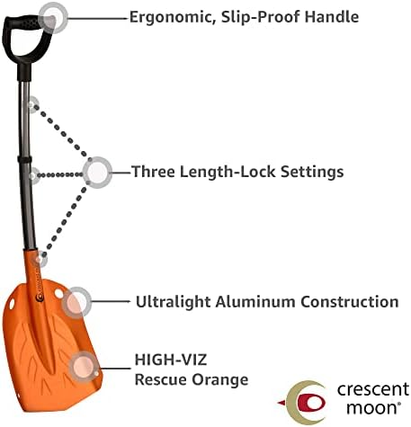 Crescent Moon Collapsible Snow Shovel - Image 6