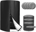 Tire Cover with 4 Felt Pads, Waterproof 420D Oxford Spare Tire Storage Bag with by Unknown