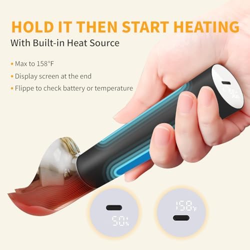 Heated Ice Cream Scoop, Electric Scooper - Image 3