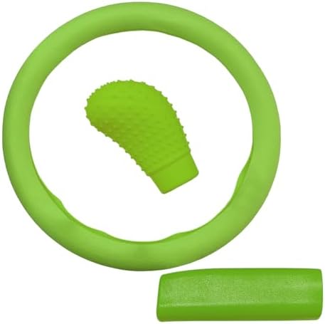 3PCS Silicone Car Steering Wheel Cover Set, Anti-Slip Car Steering Wheel & by Unknown