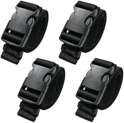 0.75”x48” Utility Straps with Buckle Quick Release Buckle Straps with Clips by Unknown
