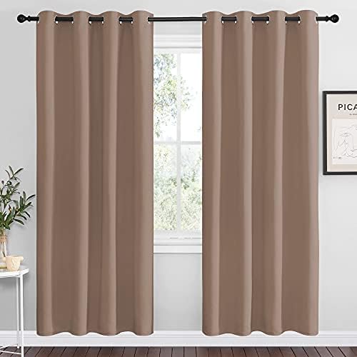 NICETOWN Cappuccino Blackout Curtains by NICETOWN
