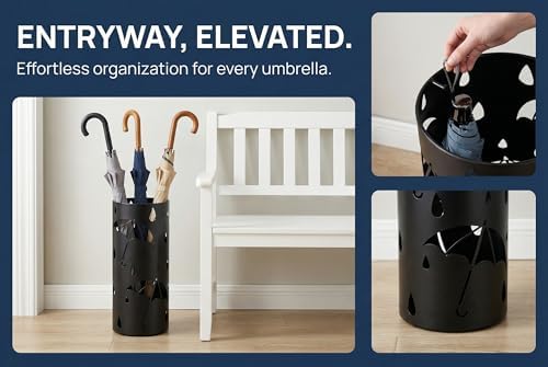 BEWBBAT Metal Umbrella Stand Rack - Image 3