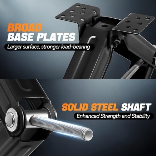 Auto Dynasty 2.5Ton Scissor Jacks 4 Pack, RV Stabilizer Leveling Scissor Car - Image 4