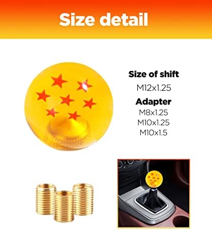 SUJADE YAKEFLY Z Star Manual Gear Stick Shift Knob, Z Stars Shift Knob - Image 2