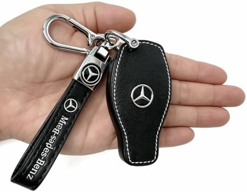 Leather Key Fob Cover for Mercedes-Benz, Full Protective Case - Image 2