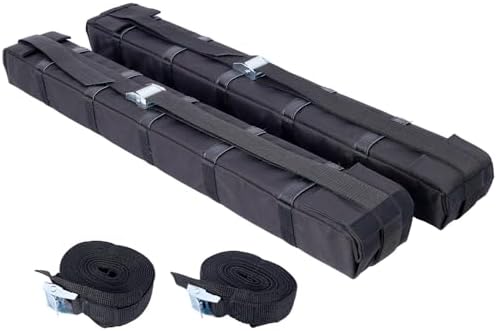 Universal Car Soft Roof Rack Pads – Heavy-Duty 33" Kayak, Canoe Carrier by Unknown