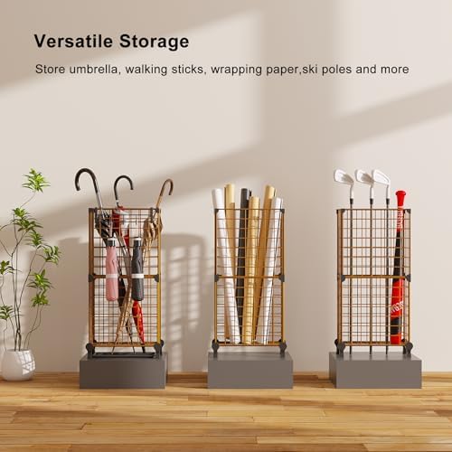 AWTATOS Umbrella Holder Entryway, Umbrella Stand Freestanding - Image 5