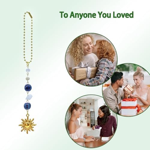 Sun Hanging Car Charm, Boho Crystals Decor - Image 6