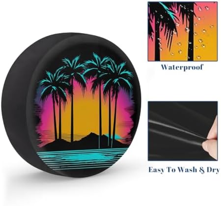 Beach Spare Tire Cover Waterproof Dust-Proof Spare Wheel Covers - Image 4