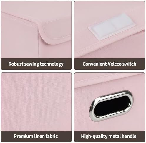 STOREONE Fabric Storage Cube Bins Foldable Organizer Container Collapsible - Image 7