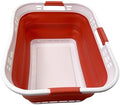 SAMMART 42L Collapsible Plastic Storage Basket by SAMMART