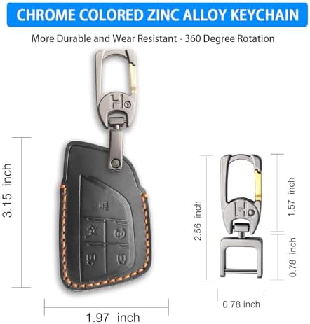 MILD EAST Genuine Leather Key Fob Cover - Image 3
