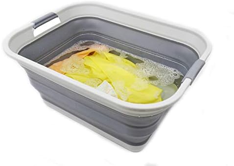 SAMMART 42L Collapsible Plastic Laundry Basket-Foldable Pop Up Storage - Image 4