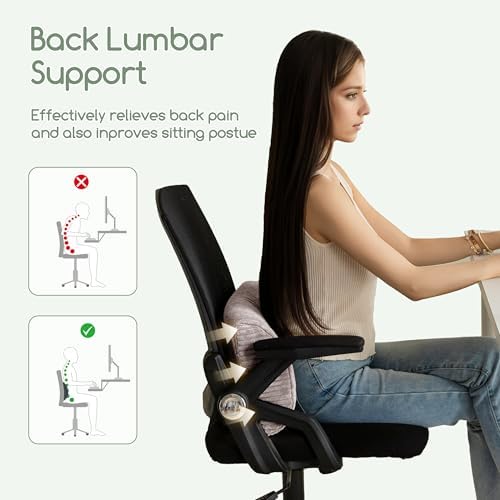 HIGOGOGO Lumbar Support Pillow for Recliner Chair/Accent Chair/Couch, Memory - Image 7