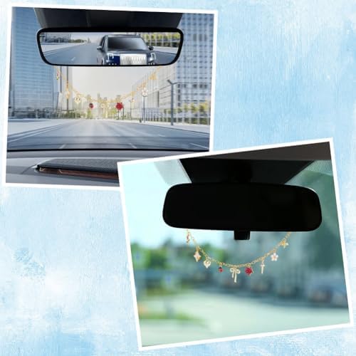 Rearview Mirror Charm for Car Aluminum Chain - Image 7