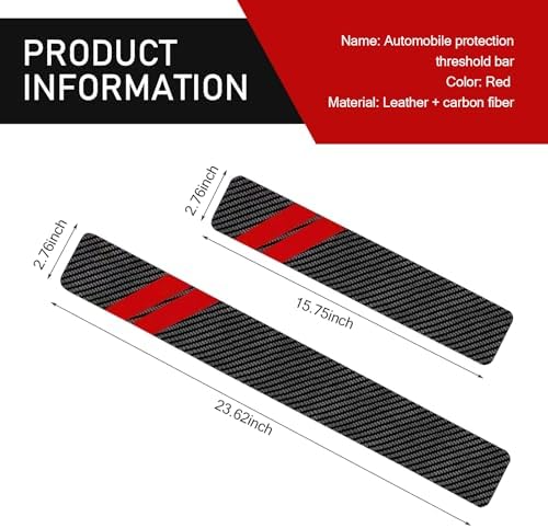 4PCS Door Sill Protector Compatible - Image 2