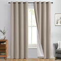 Yakamok Natural Blackout Curtains 84 Inches Long by Yakamok