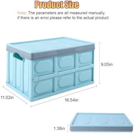 Car Trunk Organizer, Foldable Plastic Cargo Storage Box - Image 2