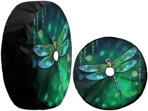 Delerain Beautiful Dragonfly Spare Tire Cover - Image 3