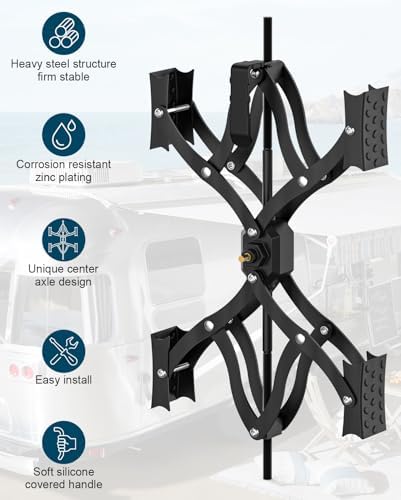 X-Shape Wheel Chocks Stabilizer - Image 6