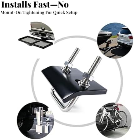 Menolana Trailer Hitch Stabilizer Heavy Duty Towing Tightener Anti Rattle U - Image 3