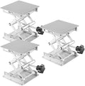 3 PCS 4 x4 Inch Lab Scissors Jack, Stainless Steel Lab Lift Platform, Lab Jack by SEHOI