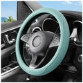 Zpana 14.5-15" Car Steering Wheel Cover, Breathable Leather, Tiffany Lane by Zpana