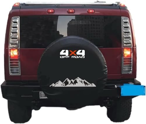 Spare Tire Wheel Cover for Ford Bronco, F-150 Raptor, Hummer H2 - Image 4