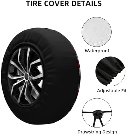 Funny Duck Spare Tire Cover Weatherproof Universal Wheel Protectors Cute Duck - Image 4