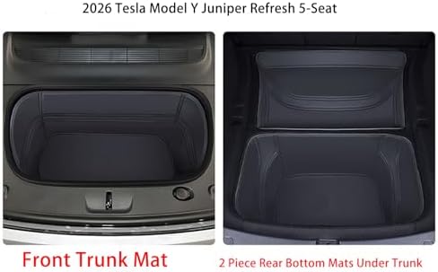 Full Cover Frunk Mat & Rear Lower Trunk Storage & Inner Storage Mat Compatible - Image 2