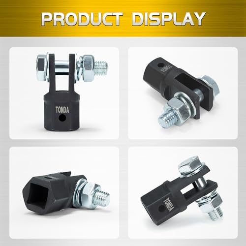 TONDA Scissor Jack Drill Adapter, 1/2 in Drive, 13/16 in Lug Wrench, 2 Pack - Image 6