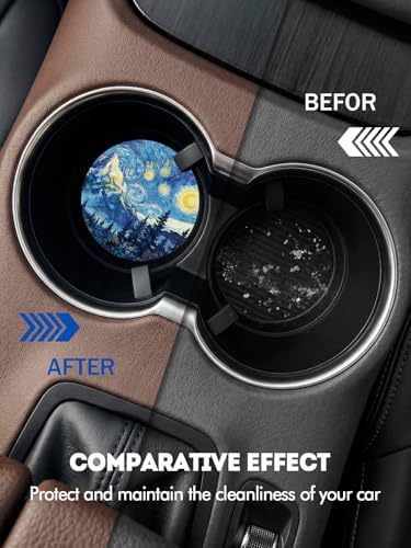 WOCOCN Car Coasters for Cup Holders - Image 4