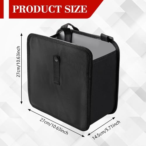 Car Trash Can, Car Trash Bin, 1.85 Gallons Capacity Automotive Trashcan Storage - Image 2