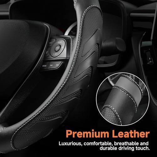 West Llama Car Steering Wheel Cover Anti-Slip, Sporty Design - Image 5