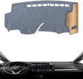 Dashboard Cover Dash Mat Fit for Ho-nda Fit 2020-2015 Car Dash Board Mat by KEYOOG