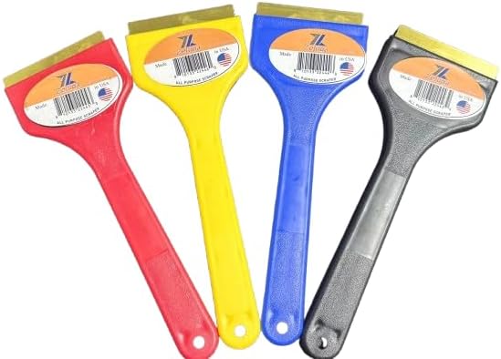 Zeluga 25-555-Combo Brass Blade Ice Scraper – Scratch-Free, Heavy-Duty Ice by Zeluga