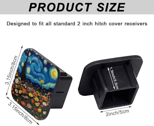 2" Trailer Hitch Cover Rubber Receiver Tube Cap Trailer Hitch Covers - Image 2