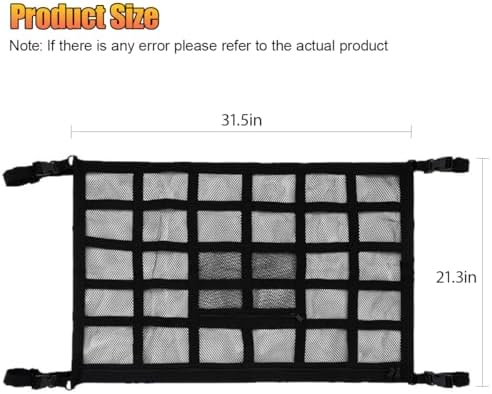 Car Ceiling Cargo Net Pocket - Image 2