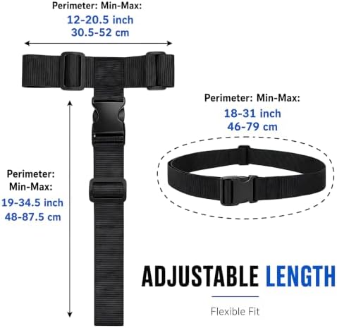 2 Pack Luggage Straps for Suitcases, Luggage Straps - Image 2