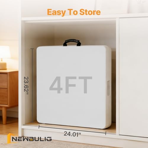NEWBULIG 4 FT Foldable Table - Image 5
