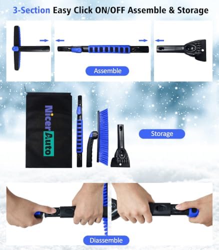 41" Extendable Snow Brush for Car - Image 7