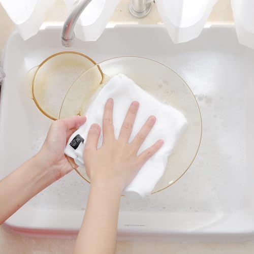 Homaxy 100% Cotton Waffle Weave Kitchen Dish Cloths 24-Pack - Image 4