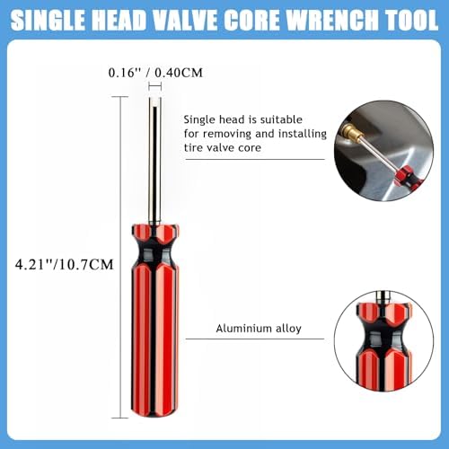6Pcs Valve Core Wrench Tools, Single & Dual Head Wrench Tools - Image 4
