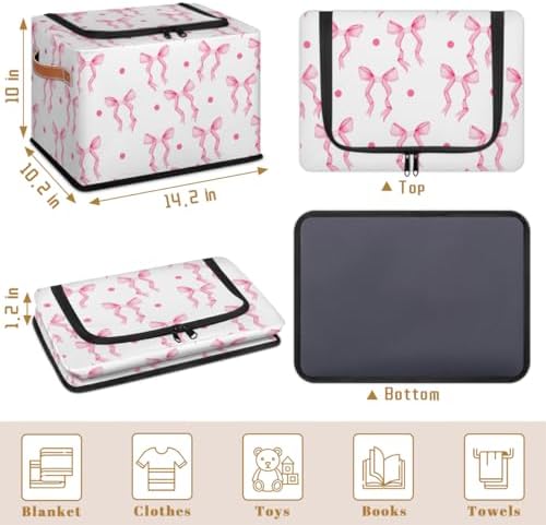 Storage Bins With Zipper Lid, Collapsible Trunk Organizer, Car Organizers and - Image 3