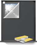 Sumobaby Blackout Curtains for Bedroom 114"x57" Portable No Drill Black Out by Sumobaby