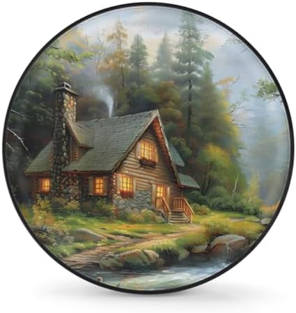 Landscape Spare Tire Cover 15in Spare Wheel Covers Tire Storage Cover by YoYoYuchong