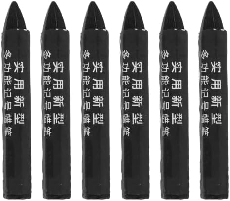 6pcs Black Wax Tire Marking Pens by PLAFOPE